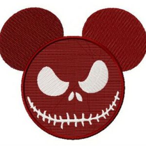 Spooky Mickey embroidery design