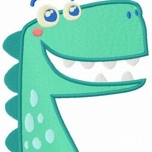 Spotty monster embroidery design