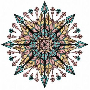 Spring amulet 2 embroidery design