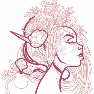 Spring spirit embroidery design