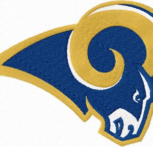 St. Louis Rams logo 1 embroidery design