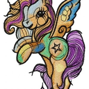 Star Swirl embroidery design