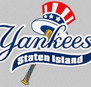 Staten Island Yankees Logo embroidery design