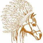 Stay wild 3 embroidery design