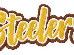 Steelers alternative logo embroidery design