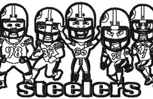 Pittsburgh Steelers Team embroidery design
