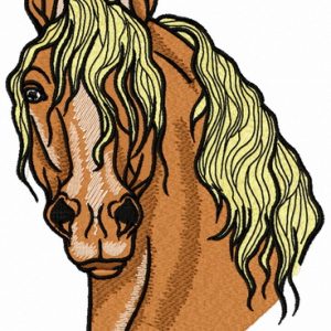 Steppe horse 3 embroidery design