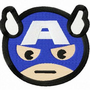 Stern Captain America embroidery design