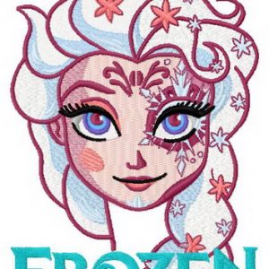 Strange Elsa 6 embroidery design