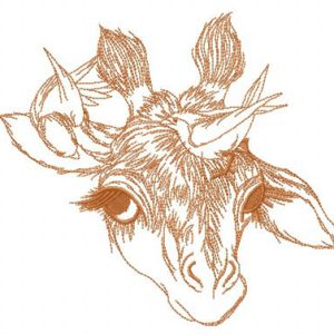 Strange friends embroidery design