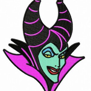 Strange Maleficent embroidery design