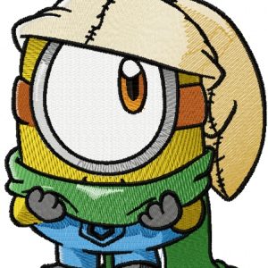 Strange Minion 3 embroidery design