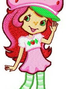 Strawberry Shortcake 4 embroidery design