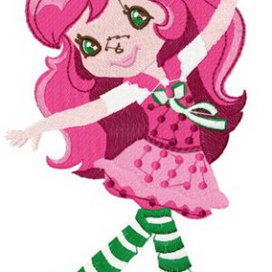 Strawberry Shortcake 5 embroidery design