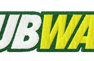 Subway embroidery design