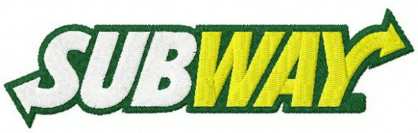 Subway embroidery design