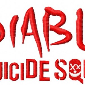Suicide Squad Diablo 3 embroidery design