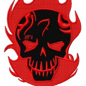 Suicide Squad Diablo embroidery design
