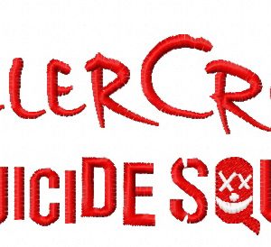 Suicide Squad KillerCroc 3 embroidery design