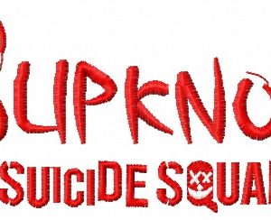 Suicide Squad Slipknot 3 embroidery design