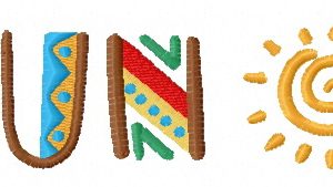 Sun 7 embroidery design