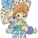 Sunny day embroidery design