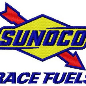 Sunoco logo embroidery design