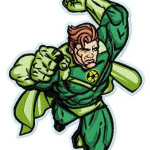 Superhero's attack 2 embroidery design
