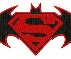 Super Batman embroidery design