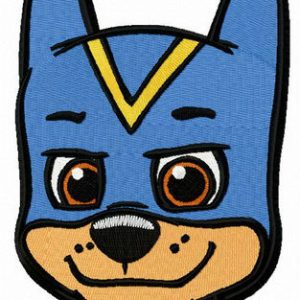 Super Chase muzzle embroidery design