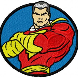 Super Hero embroidery design