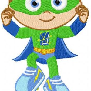 Super Why embroidery design