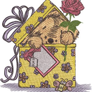 Surprise for you embroidery design