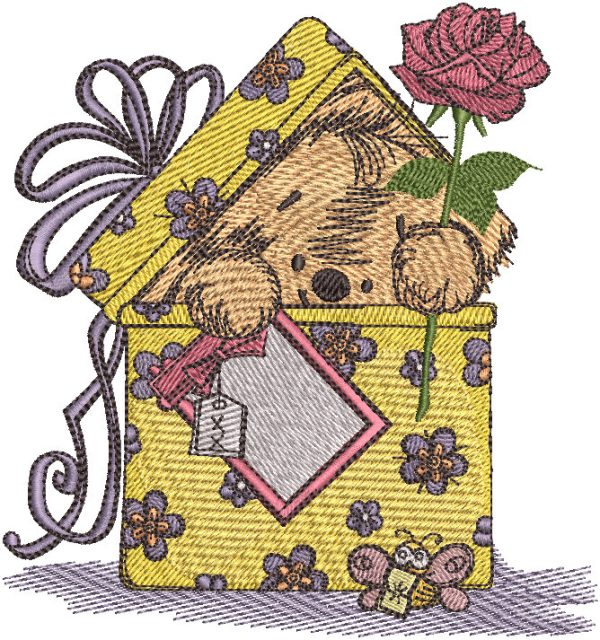 Surprise for you embroidery design