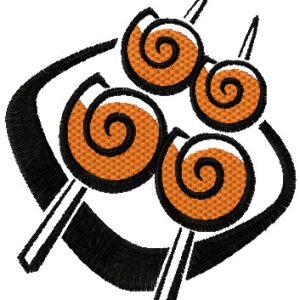 Sushi 1 embroidery design