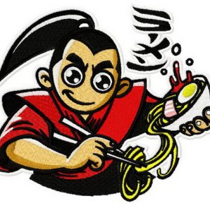 Sushi master 2 embroidery design