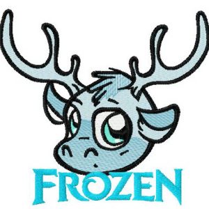 Sven chibi 4 embroidery design