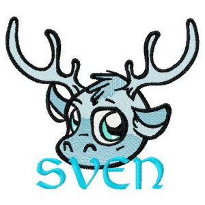 Sven chibi 6 embroidery design