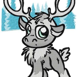 Sven Chibi embroidery design