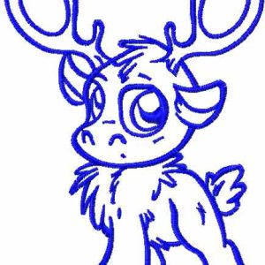 Sven chibi 3 embroidery design