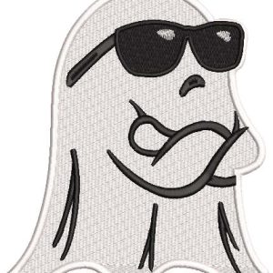 Swagger ghost embroidery design