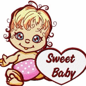 Sweet Baby embroidery design