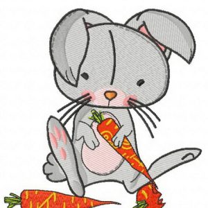 Sweet bunny 2 embroidery design