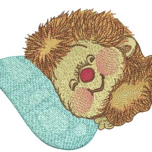 Sweet hedgehog's dreams 3 embroidery design