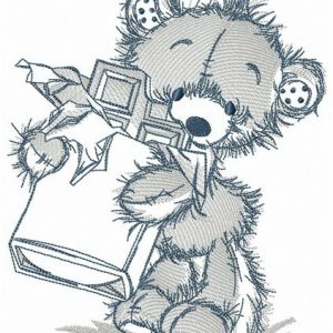 Sweet tooth embroidery design