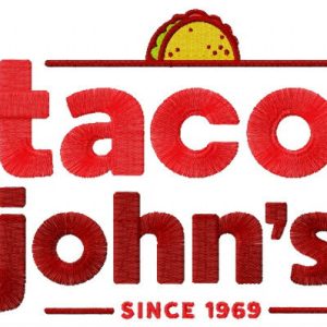 Taco John's embroidery design