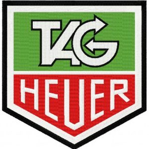 TAG Heuer logo 2 embroidery design