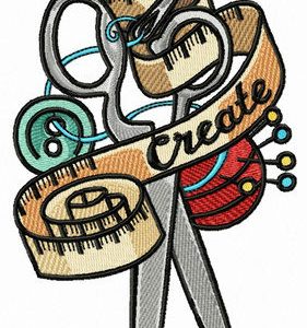 Tailor kit embroidery design