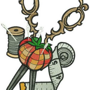Tailor's helpers embroidery design
