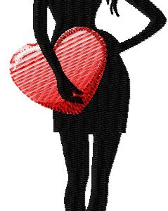 I Will Take Away Your Heart - I Will Not Return embroidery design